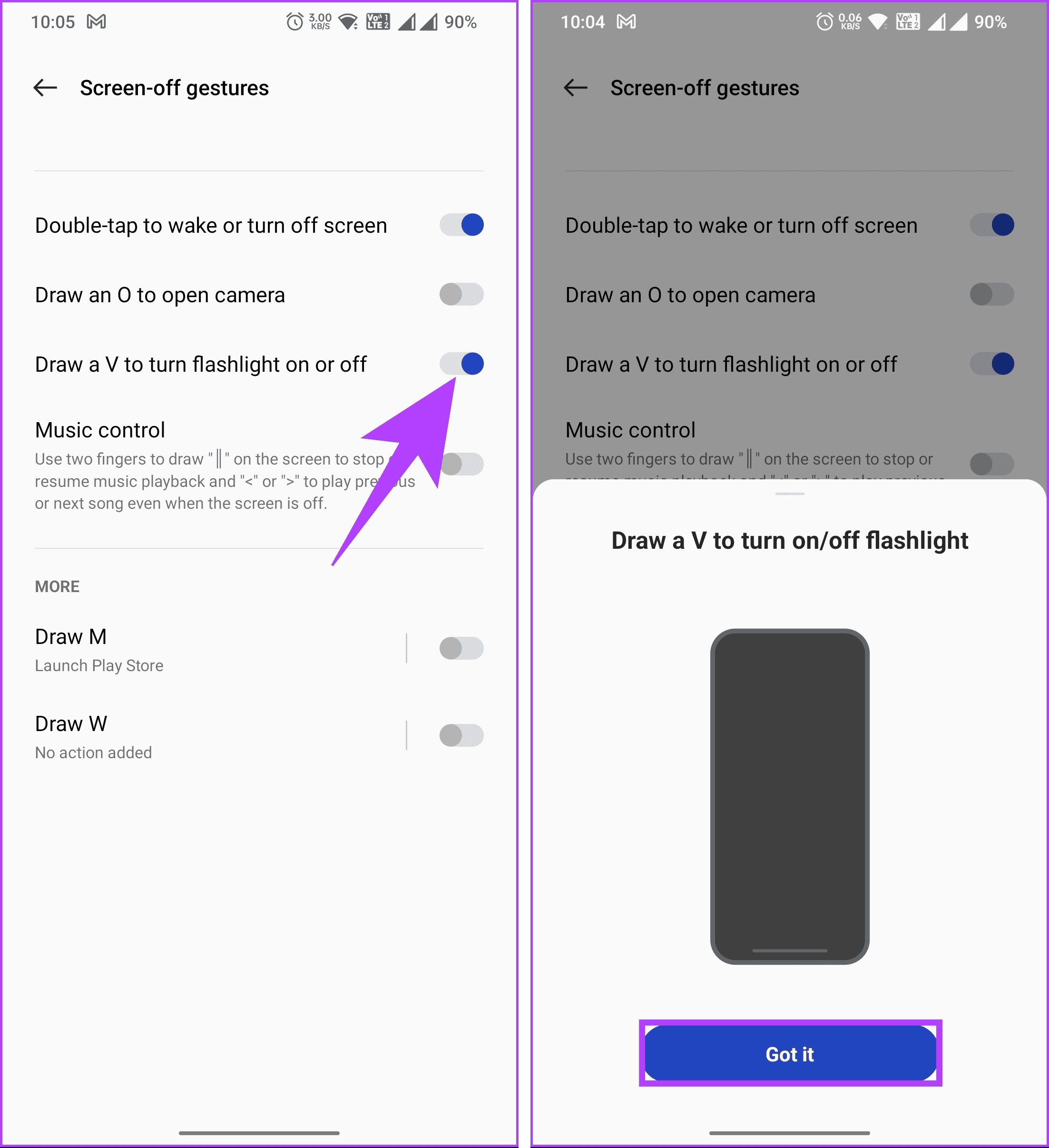 4 Best Ways to Turn Flashlight On or Off on Android illustration 57