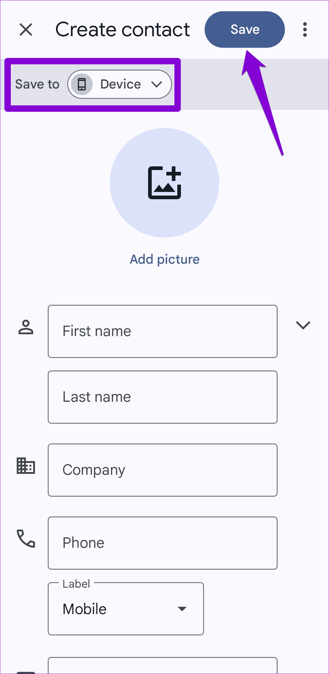 4 Fixes for Android Not Saving Contacts illustration 21