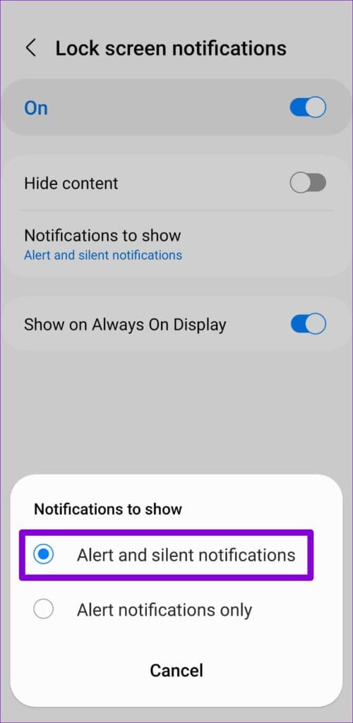 4 Ways to Fix Lock Screen Notifications Not Showing on Android illustration 18