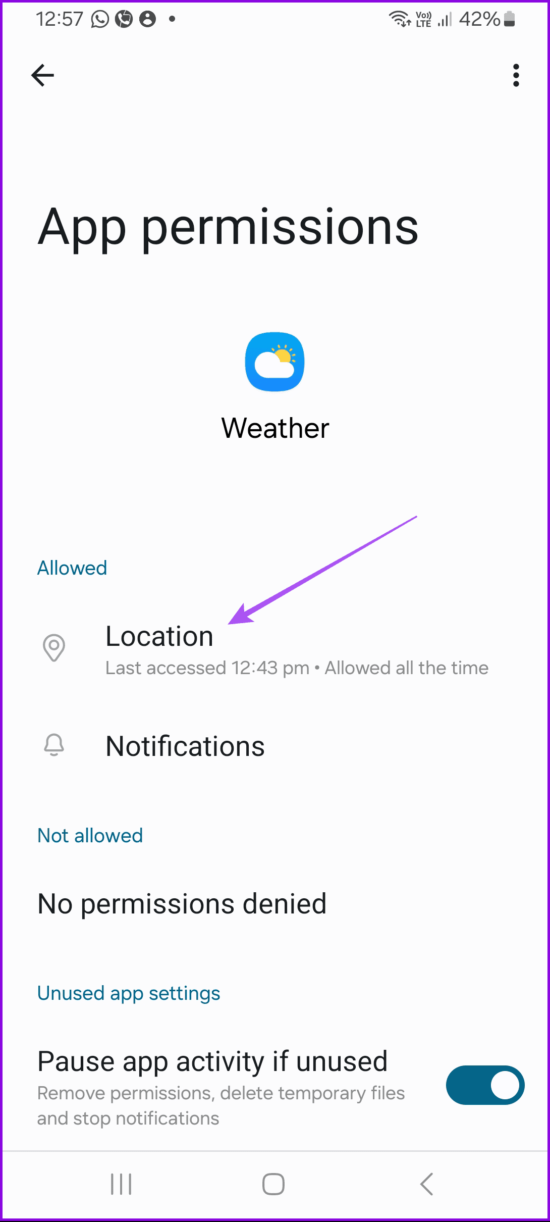 4 Fixes for Location Not Updating in Weather App on Samsung Galaxy Phones illustration 19