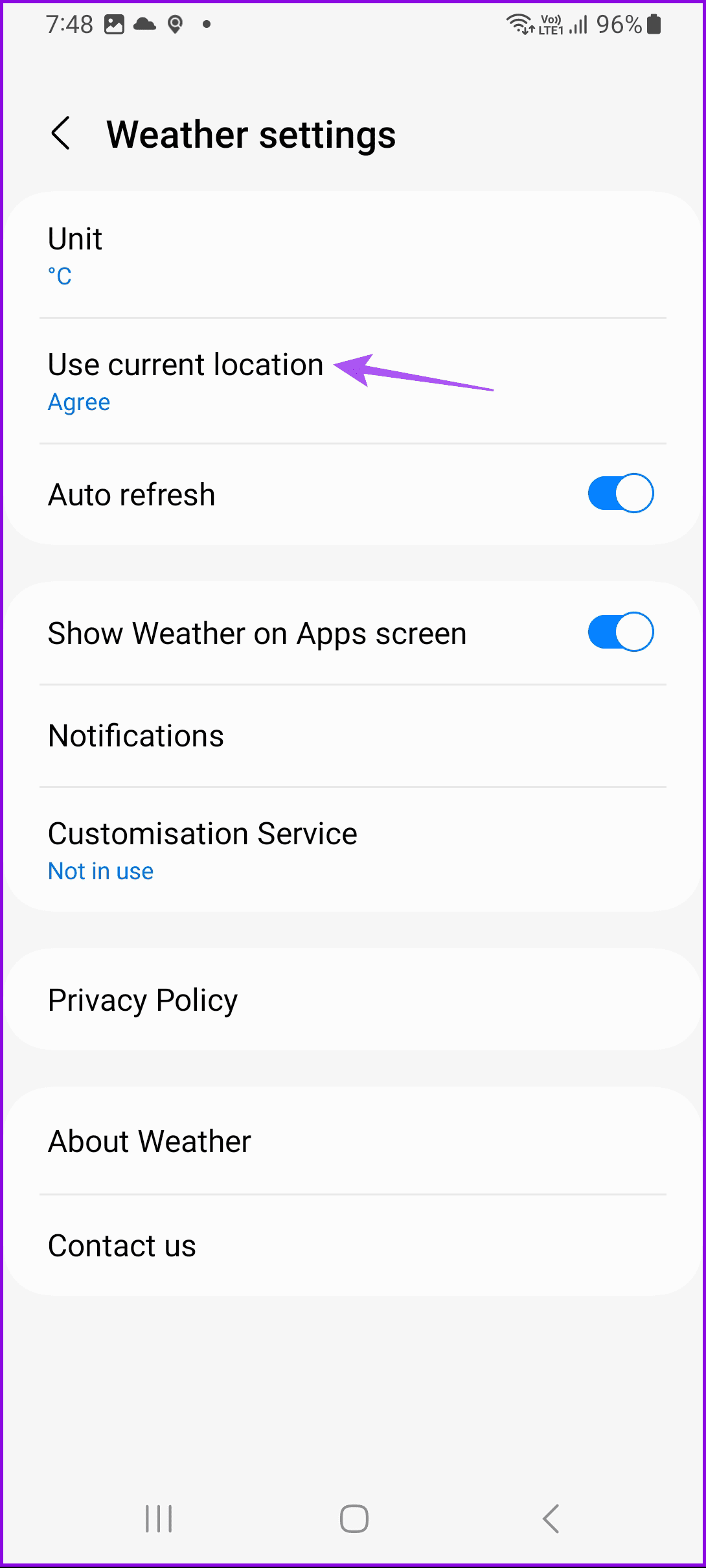 4 Fixes for Location Not Updating in Weather App on Samsung Galaxy Phones illustration 14