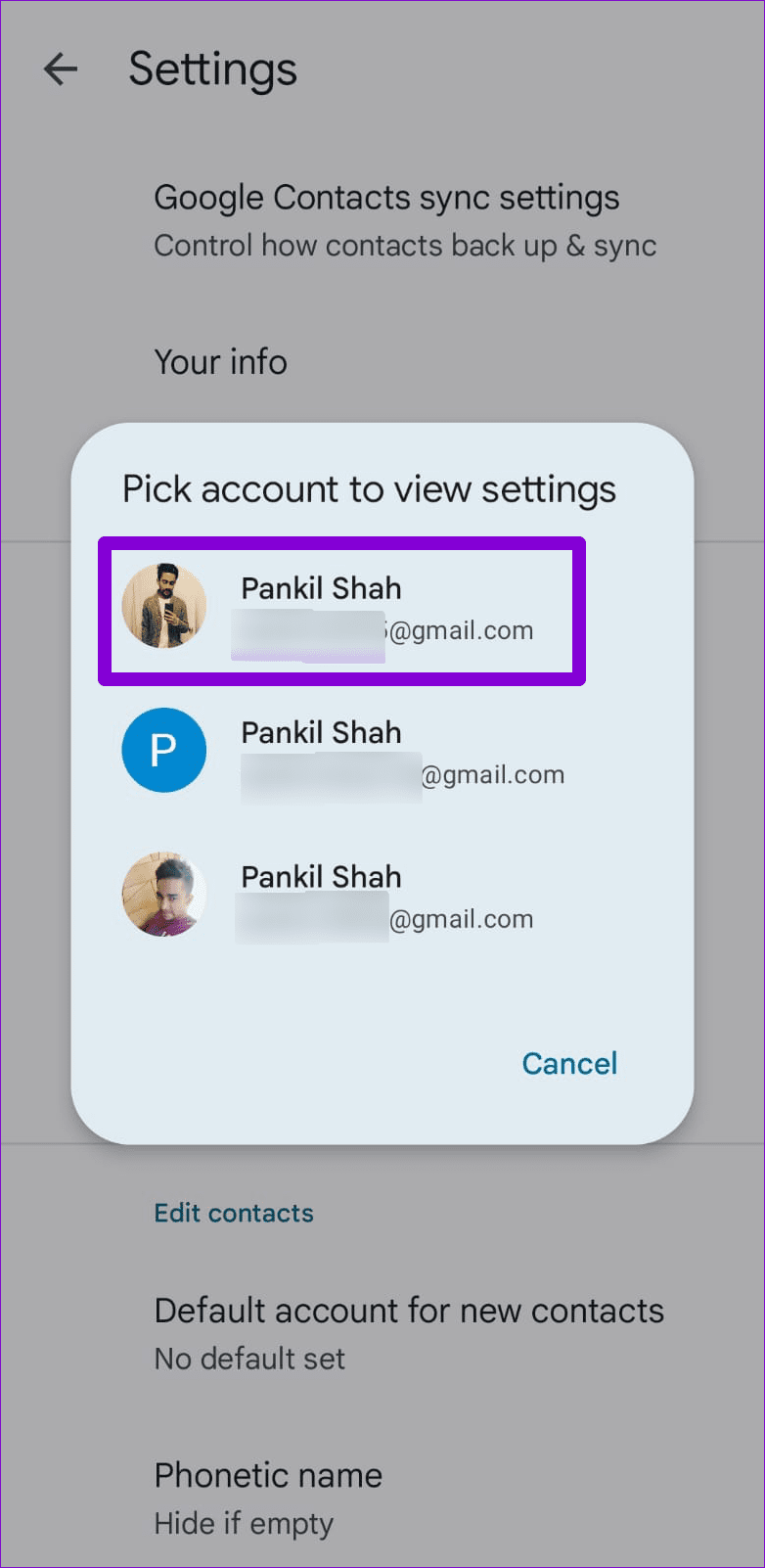 4 Ways to Fix Contacts Search Not Working on Android illustration 21