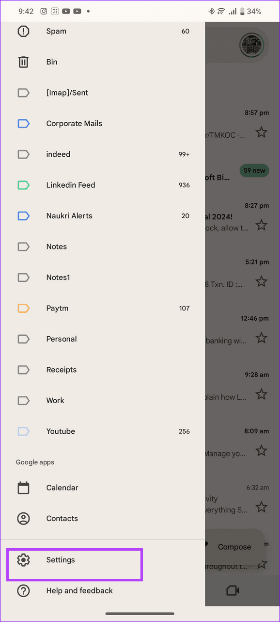 5 Ways to Fix Gmail Won’t Stop Syncing on Android illustration 20