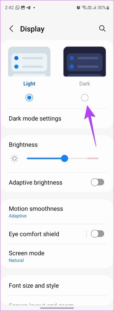 How to Turn On or Off Dark Mode on Samsung Galaxy Phones illustration 11