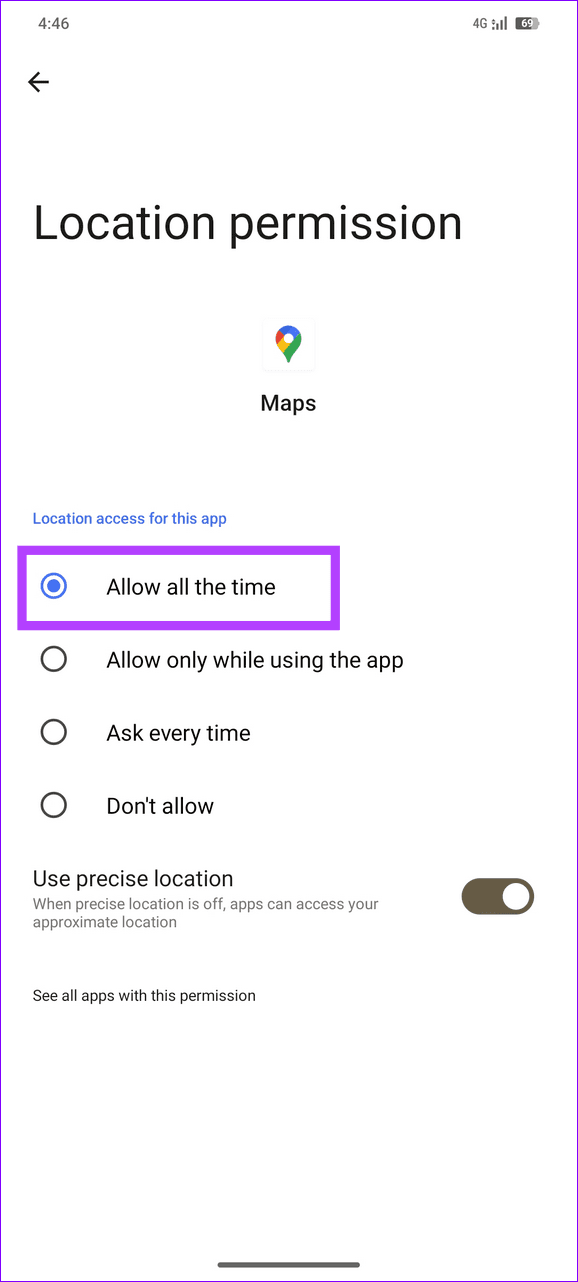 5 Ways to Fix Location Sharing Not Updating in Google Maps on Phone illustration 25
