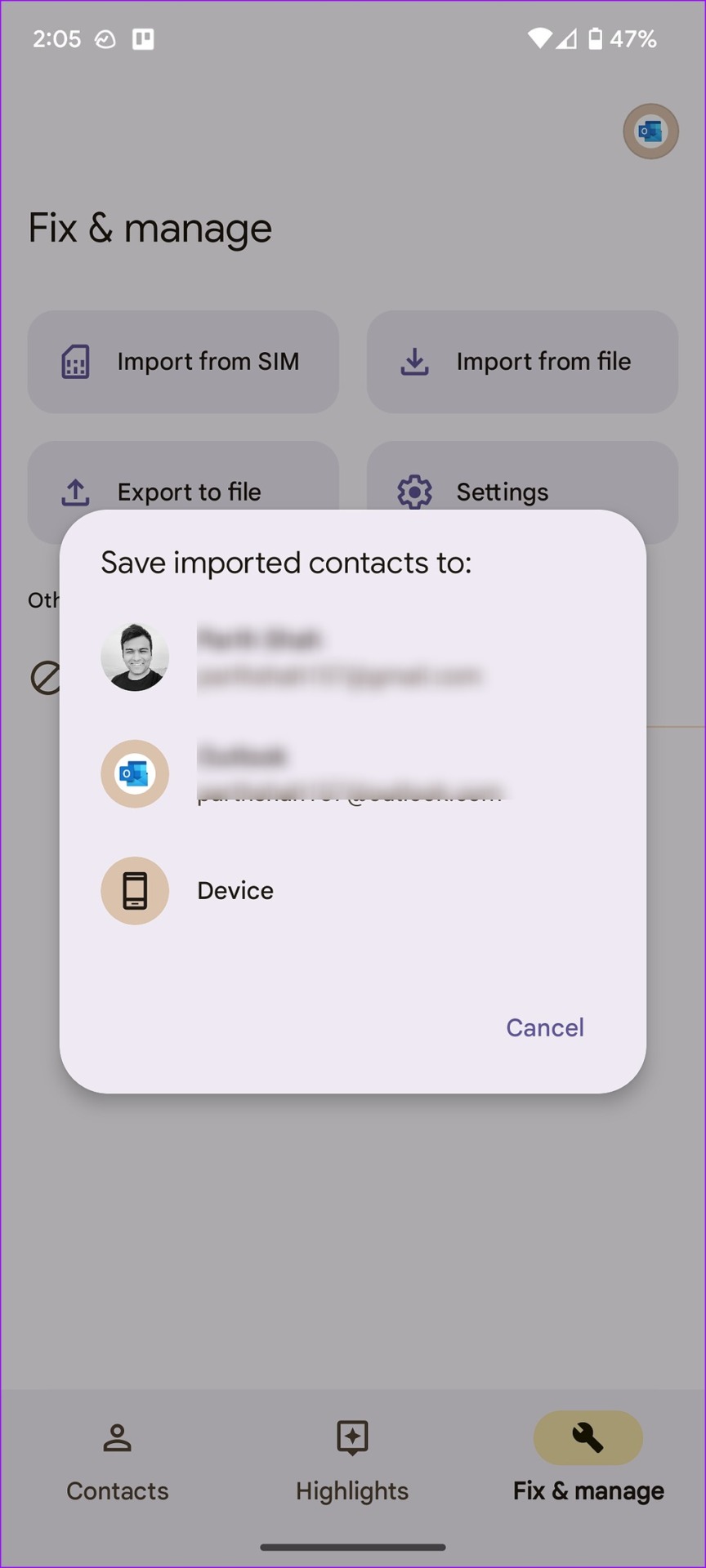 3 Ways to Sync Outlook Contacts With Android illustration 29