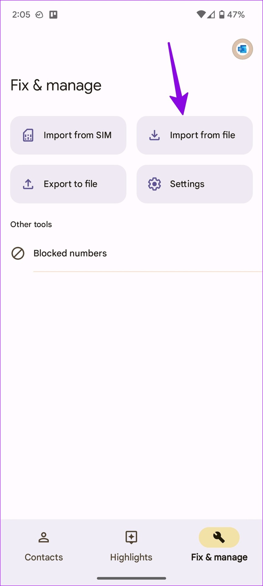 3 Ways to Sync Outlook Contacts With Android illustration 28