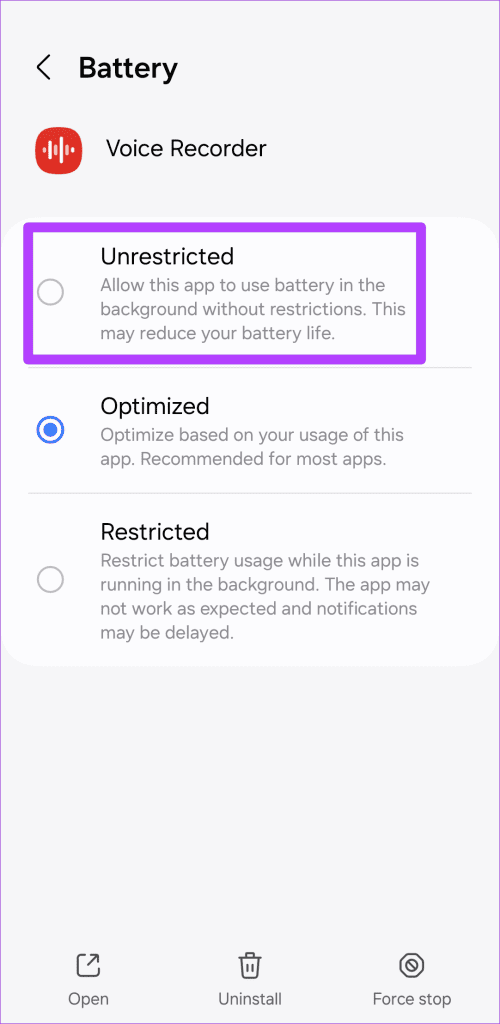 5 Fixes for Voice Recorder App Not Working on Samsung Phones illustration 28