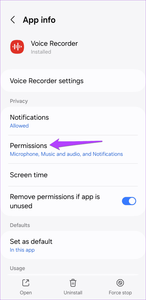 5 Fixes for Voice Recorder App Not Working on Samsung Phones illustration 9