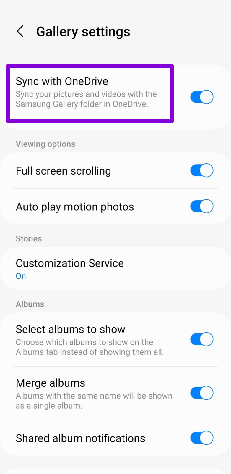 5 Ways to Fix Samsung Gallery App Not Syncing With OneDrive illustration 14