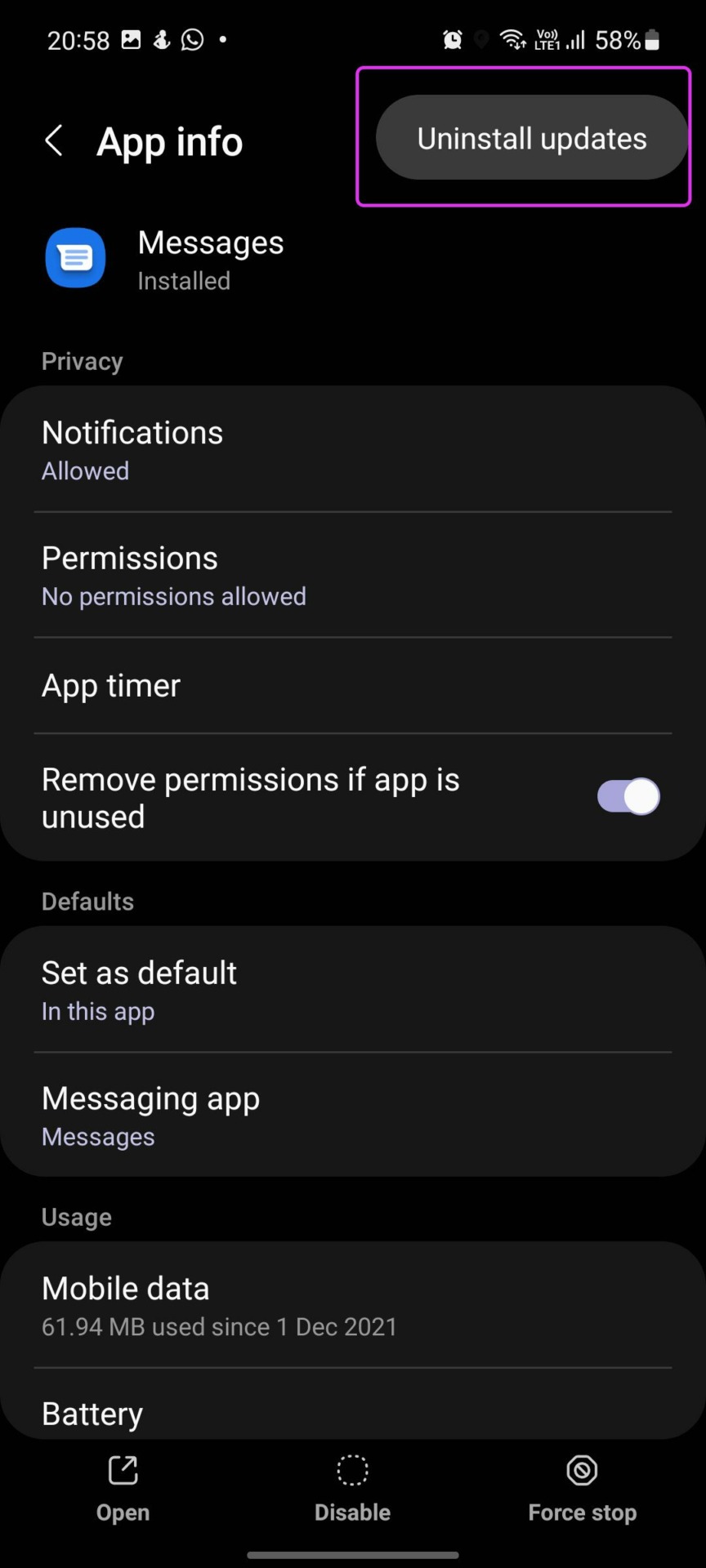 4 Ways to Fix Google Messages App Not Working illustration 30