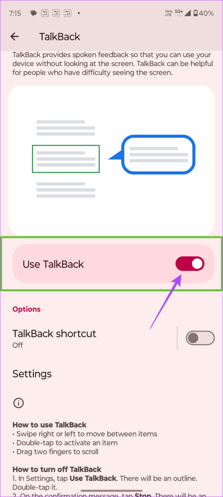 How to Turn On or Off TalkBack on Android illustration 17
