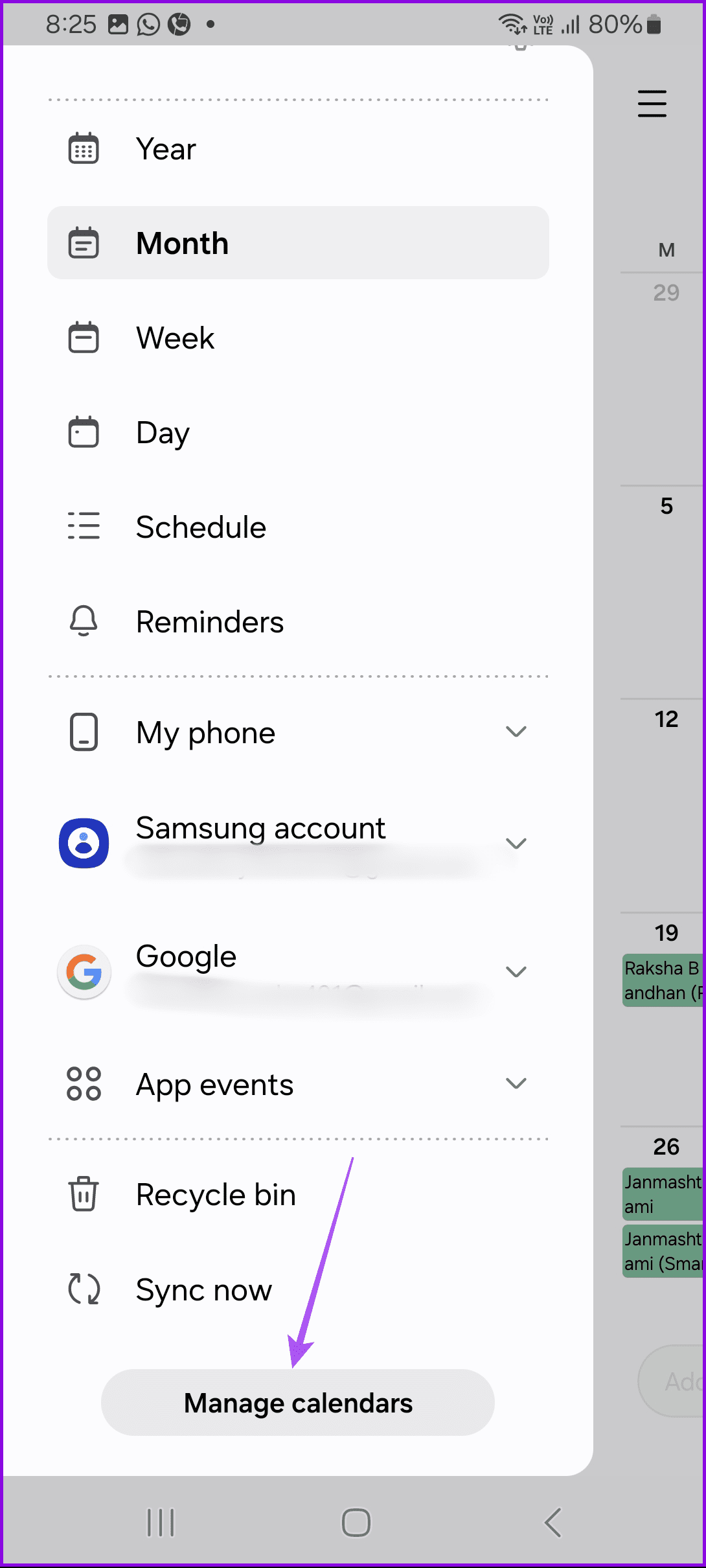 4 Fixes for Samsung Calendar Not Showing Events and Holidays illustration 41