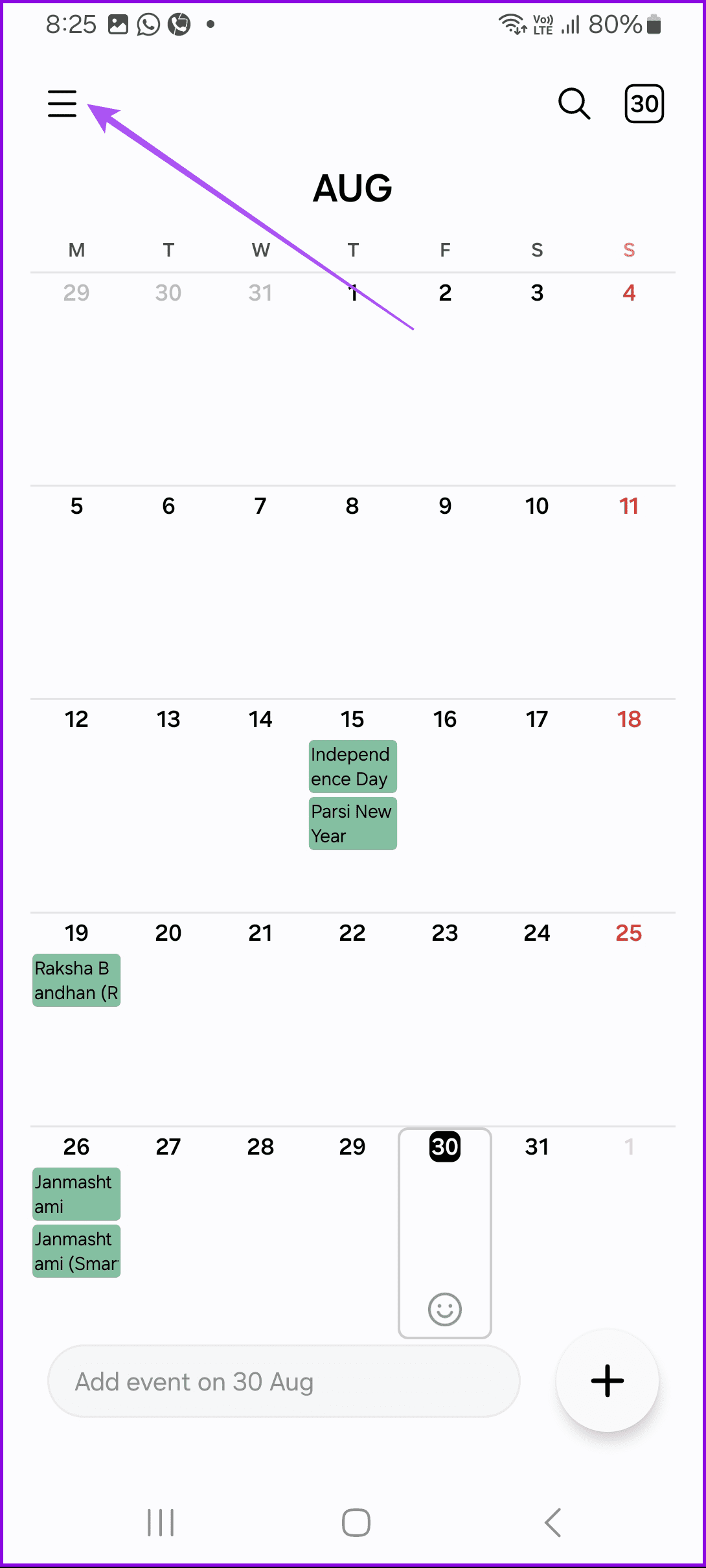 4 Fixes for Samsung Calendar Not Showing Events and Holidays illustration 24