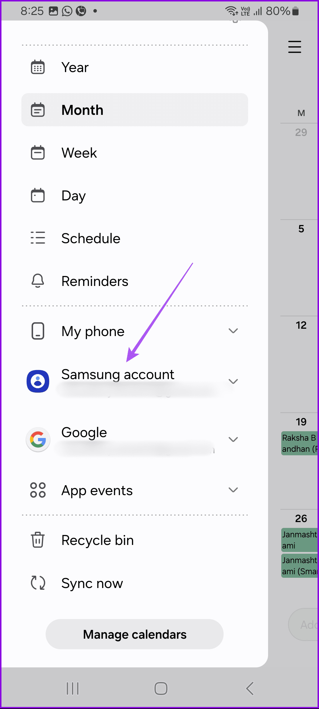 4 Fixes for Samsung Calendar Not Showing Events and Holidays illustration 27
