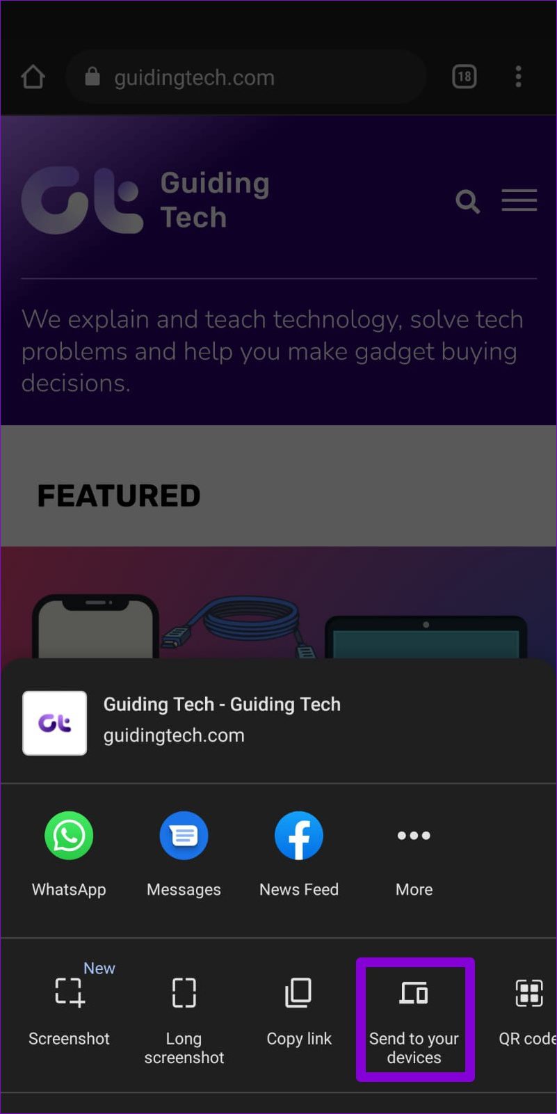 2 Ways to Share Webpage Links From Google Chrome illustration 18