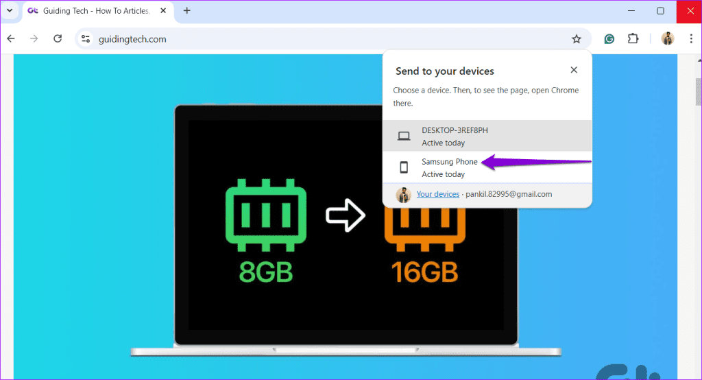 2 Ways to Share Webpage Links From Google Chrome illustration 11