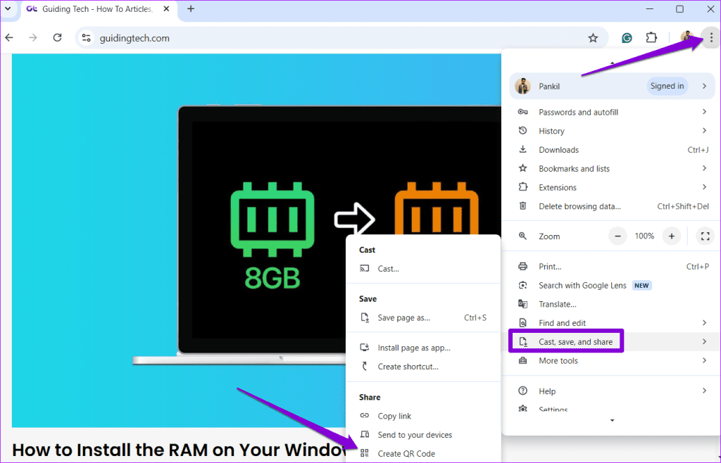 2 Ways to Share Webpage Links From Google Chrome illustration 25