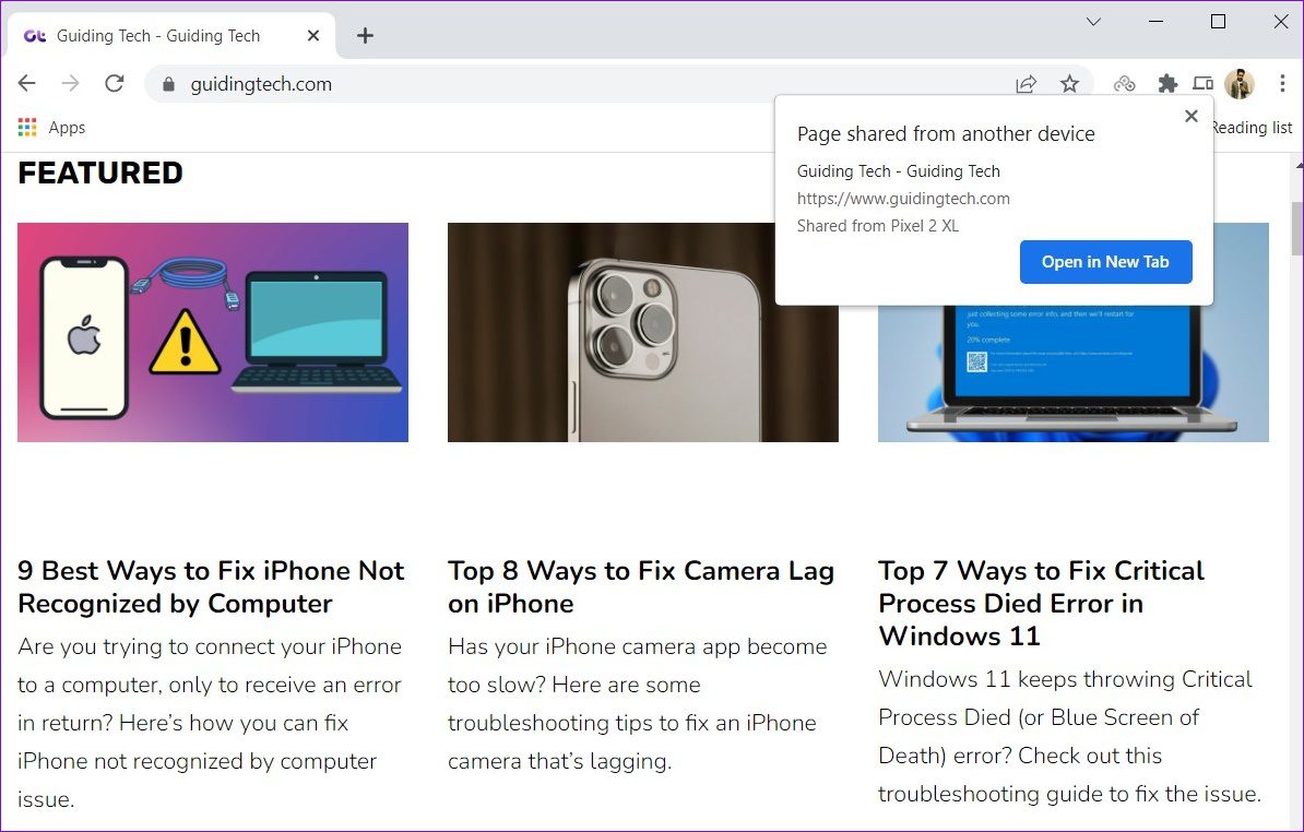 2 Ways to Share Webpage Links From Google Chrome illustration 20